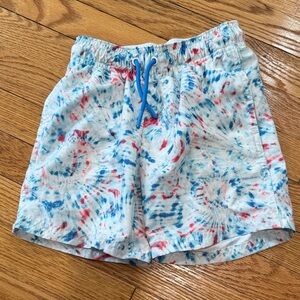 Cat & Jack Boys Red White & Blue Bathing Suit Size Small (6/7)